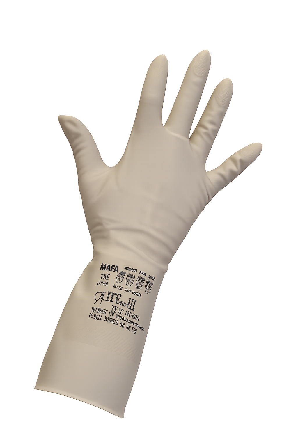 Guantes satinados